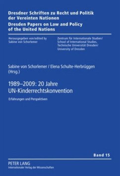 1989-2009: 20 Jahre UN-Kinderrechtskonvention