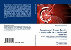 Experimental Charge Density - Semiconductors, oxides and fluorides - Saravanan, Ramachandran