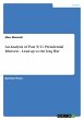 An Analysis of Post 9/11 Presidential... - Bild 1