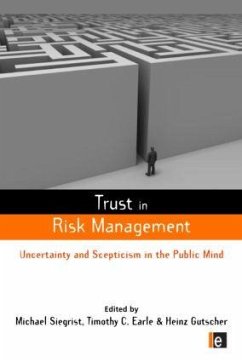 Trust in Risk Management - Earle, Timothy C