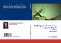 Cover Contemporary Translationese in Japanese Popular Literature