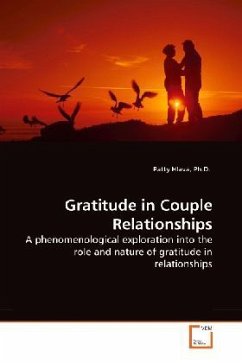 Gratitude in Couple Relationships - Hlava, Patty