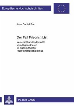 Der Fall Friedrich List - Rau, Jens Daniel