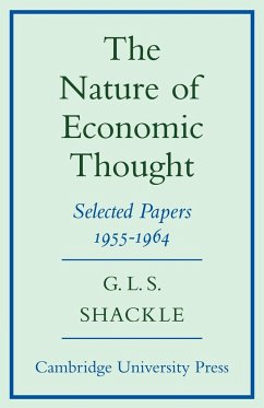 The Nature of Economic Thought - Shackle, G. L. S.