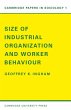 Size of Industrial Organisation and... - Bild 1
