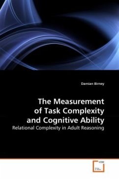 The Measurement of Task Complexity and Cognitive Ability - Birney, Damian