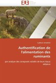 Authentification de l'Alimentation Des Ruminants