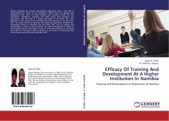 EFFICACY OF TRAINING AND DEVELOPMENT AT A HIGHER INSTITUTION IN NAMIBIA