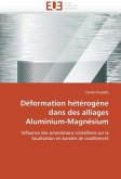 Déformation hétérogène dans des alliages aluminium-magnésium
