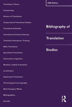 Bibliography of Translation Studies - Bowker, Lynne; Kenny, Dorothy; Jennifer Pearson