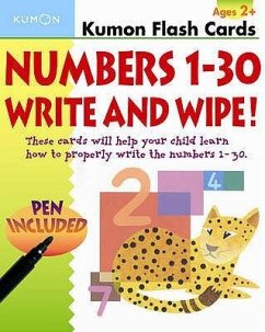 Numbers 1-30 Write and Wipe Flash Cards - Kumon Publishing