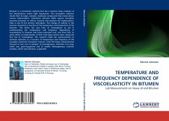 TEMPERATURE AND FREQUENCY DEPENDENCE OF VISCOELASTICITY IN BITUMEN