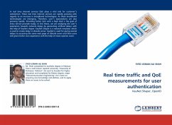 Real time traffic and QoE measurements for user authentication