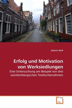 Erfolg und Motivation von Werksiedlungen - Wolf, Kathrin