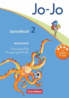 Jo-Jo Sprachbuch - Aktuelle allgemeine Ausgabe. 2. Schuljahr - Arbeitsheft in Vereinfachter Ausgangsschrift - Naumann-Harms, Henriette;Brunold, Frido;Meeh, Sandra