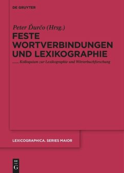 Feste Wortverbindungen und Lexikographie