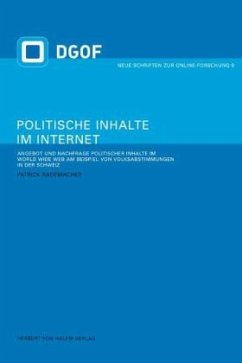 Cover Politische Inhalte im Internet