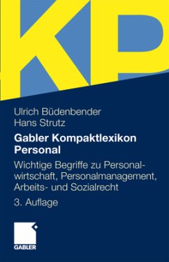 Gabler Kompaktlexikon Personal - Strutz, Hans; Büdenbender, Ulrich