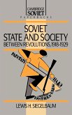 Soviet State and Society Between Revolutions, 1918 1929