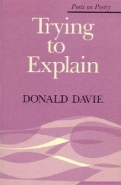 Trying to Explain - Davie, Donald