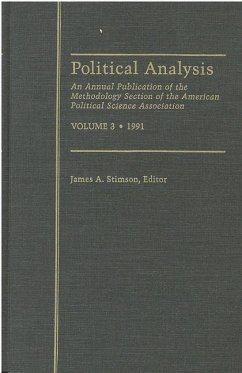 Political Analysis: An Annual Publication of the Methodology Section of the American Political Science Association, Vol. 3, 1991 Volume 3