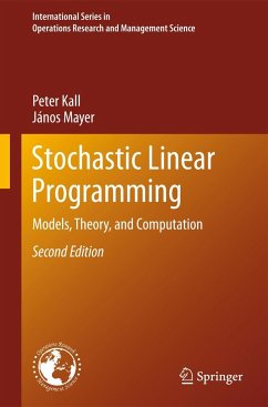 Stochastic Linear Programming - Kall, Peter; Mayer, Janos