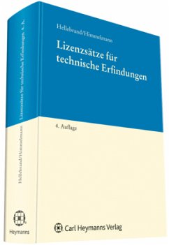 Lizenzsätze für technische Erfindungen - Hellebrand, Ortwin; Himmelmann, Ulrich