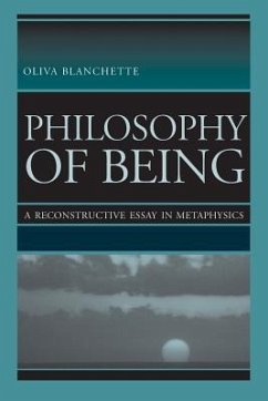 Philosophy of Being - Blanchette, Oliva