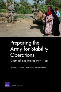 Preparing the Army for Stability Operations - Szayna, Thomas S