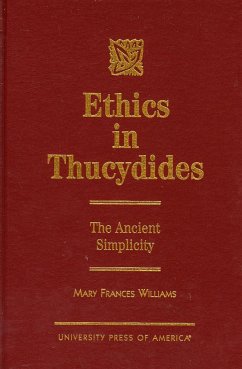 Ethics in Thucydides - Williams, Mary Frances