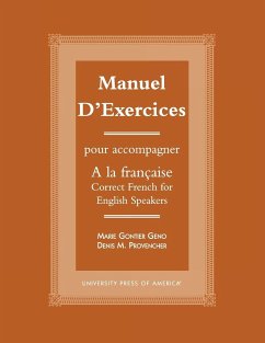 Manuel d'exercices - Geno, Marie Gontier; Provencher, Denis M.