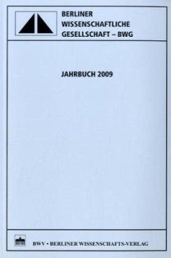 Cover Jahrbuch der Berliner Wissenschaftlichen Gesellschaft 2009