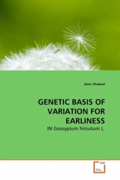 GENETIC BASIS OF VARIATION FOR EARLINESS - Shakeel, Amir