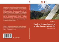 Cover Analyse économique de la production éducationnelle