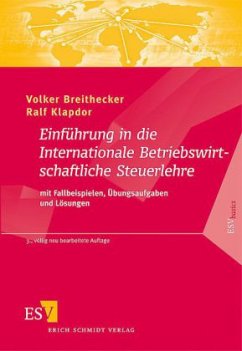 Einführung in die Internationale Betriebswirtschaftliche Steuerlehre - Breithecker, Volker; Klapdor, Ralf