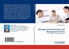 Management Researches and Management Terms - Taderera, Faustino