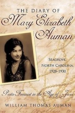 The Diary of Mary Elizabeth Auman, Seagrove, North Carolina, 1928-1930