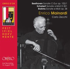 Sonate Op.102/1,A-Moll D 821,Op.38 - Mainardi,Enrico/Zecchi,Carlo