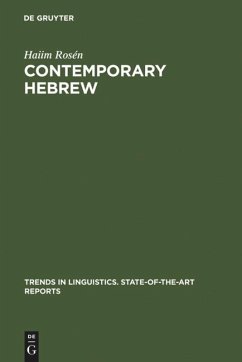 Contemporary Hebrew - Rosén, Haiim