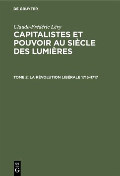 Cover La révolution libérale 1715-1717