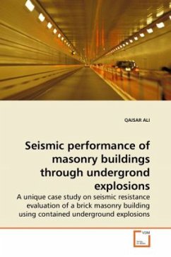 Seismic performance of masonry buildings through undergrond explosions - ALI, QAISAR