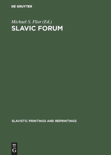 Slavic Forum Slavic Forum