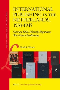 International Publishing in the Netherlands, 1933-1945 - Edelman, Hendrik