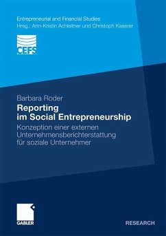 Reporting im Social Entrepreneurship - Roder, Barbara