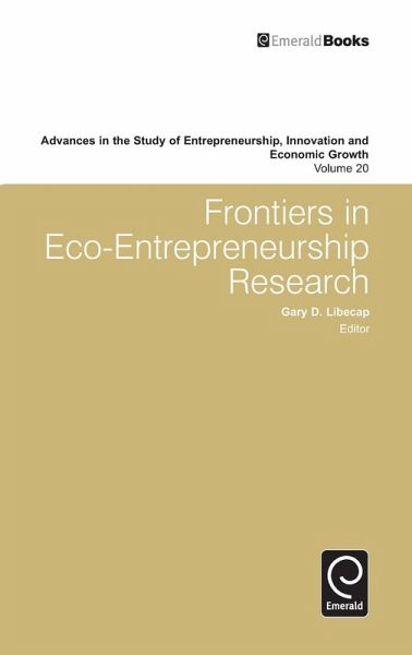 Frontiers in Eco Entrepreneurship Research Frontiers in Eco Entrepreneurship Research