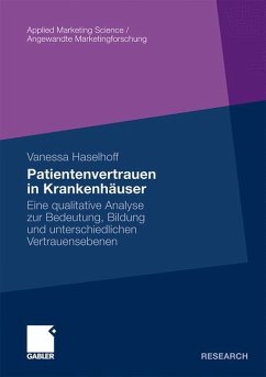 Patientenvertrauen in Krankenhäuser - Haselhoff, Vanessa
