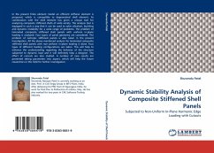 Dynamic Stability Analysis of Composite Stiffened Shell Panels