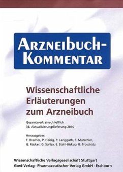 Arzneibuch-Kommentar CD-ROM: Wissenschaftliche Erläuterungen zum Europäischen Arzneibuch und zum Deutschen Arzneibuch Bracher, Franz; Heisig, Peter; Langguth, Peter; Mutschler, Ernst; Rücker, Gerhard; Scriba, Gerhard; Stahl-Biskup, Elisabeth; Troschütz, Reinhard and Seitz, Gunther