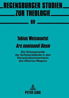 «Ars nominandi Deum» - Weismantel, Tobias