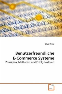 Benutzerfreundliche E-Commerce Systeme - Pretz, Oliver
